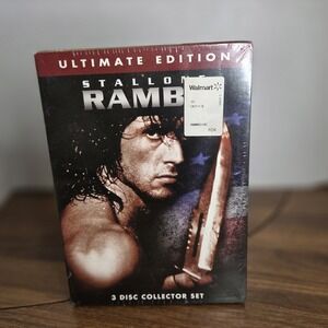 NEW Rambo Trilogy 3 DVD Collector Set Trilogy Ultimate Edition ( SEALED)